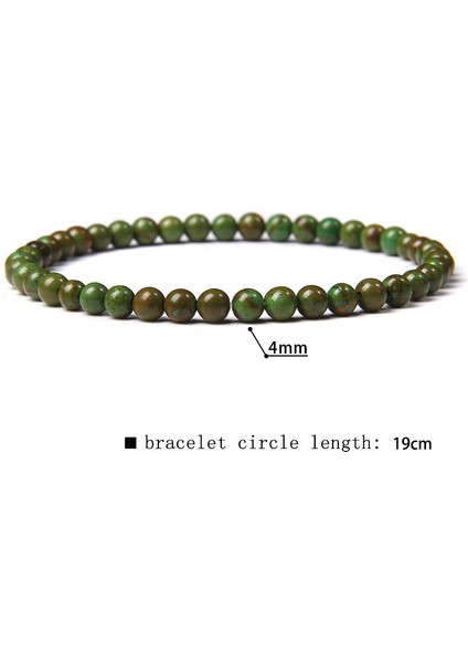 17 cm Tarzı Yeşim Taşı 42 Çeşit Doğal Florit Taş Boncuklu Bilezik Kadın El Yapımı Esnek Bileklik Erkek Kalite A Sodalit Taşlı Pulsera Cilalı Takı (Yurt Dışından)