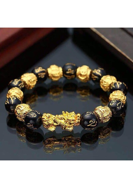 Ayarlanabilir Stil Stil 1 Çin Fengshui Pixiu Obsidyen Taş Boncuklu Bileklik Renk Değiştiren Şans Bilekliği Kadın Erkek Cinsiyetler Arası Uğur ve Zenginlik Bilekliği (Yurt Dışından) modelleri