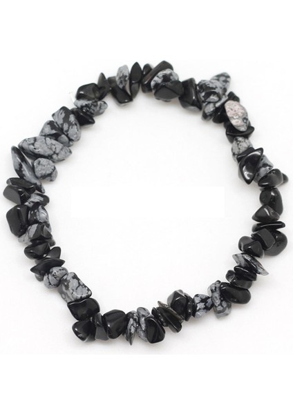 Kar Tanesi Taş Doğal Kristal Çakra Taşları Akik Ametist Bilezik Boncuk Pembe Kuvars Aytaşı Akik Kolye Yapımı Için Dıy Bilezik (Yurt Dışından)