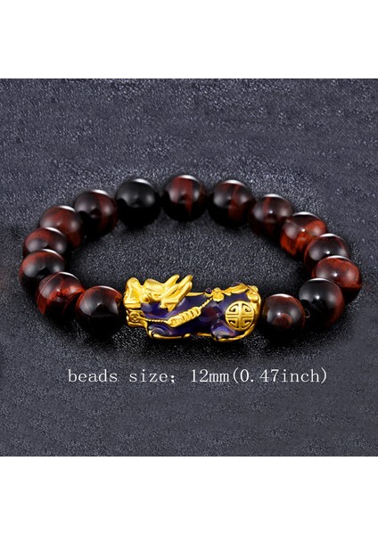 Siyah Pixiu Iyi Şans Bileklikleri Tibet Budizmi Obsidiyen Taş Boncuklar Cinsiyetler Arası Bileklik Kadınlar Erkekler Takı Hediye (Yurt Dışından) indirimleri