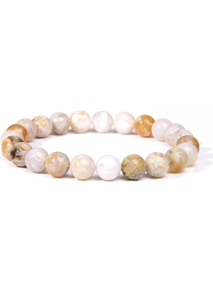 21CM Tarzı 40çılgın Akik Kadınlar ve Erkekler Için Doğal Taş Boncuklu Bilezik 8mm Boncuklu Lava Agates Kuvars Çakra Yoga Bilezikleri Kadınlar Için Takı Hediye (Yurt Dışından)