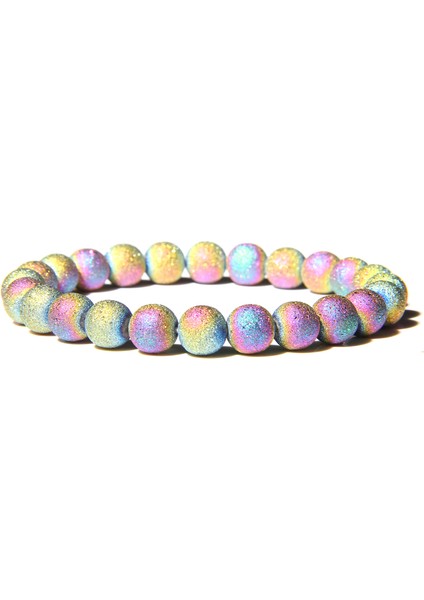 21CM Tarzı 27LAV Taşı Kadınlar ve Erkekler Için Doğal Taş Boncuklu Bilezik 8mm Boncuklu Lava Agates Kuvars Çakra Yoga Bilezikleri Kadınlar Için Takı Hediye (Yurt Dışından)