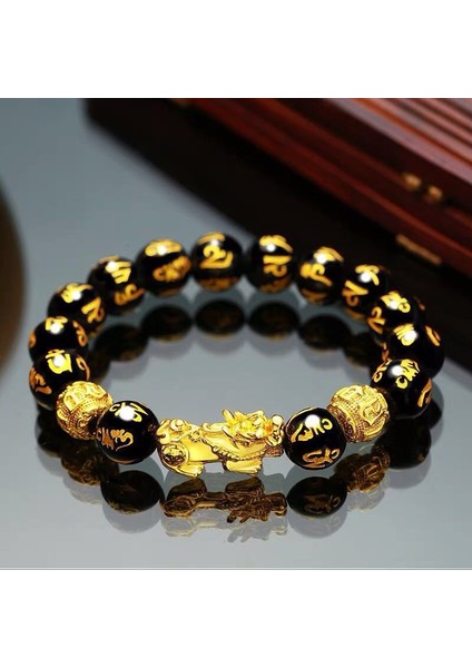 Ayarlanabilir Stil Stil 10 Çin Fengshui Pixiu Obsidyen Taş Boncuklu Bileklik Renk Değiştiren Şans Bilekliği Kadın Erkek Cinsiyetler Arası Uğur ve Zenginlik Bilekliği (Yurt Dışından) fiyatları