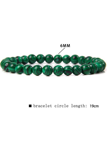 6 mm Stil Karpuz Taşı El Yapımı Esnek Bileklik Erkek mm Doğal Siyah Agat Lav Taşı Boncuk Bileklik Kadınlar Reiki Çakra Pulsera Takı (Yurt Dışından) indirimleri