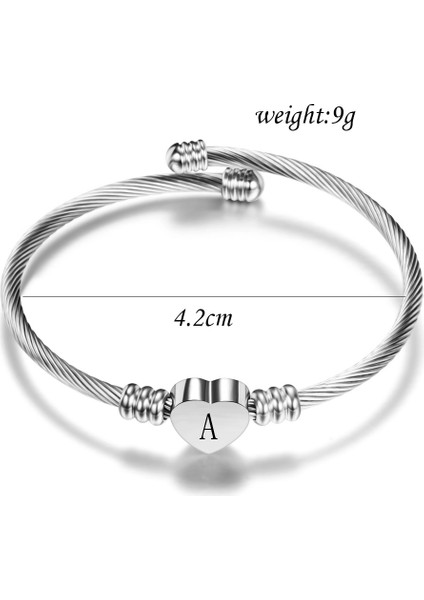 S Beden Sevimli Çocuklar Ilk Harf Bilezikleri Gümüş Minik Alfabe Kalp Bebek Bilezikleri Paslanmaz Çelik Özel Kişiselleştirilmiş Hediyeler Çocuk Için (Yurt Dışından) fırsatları