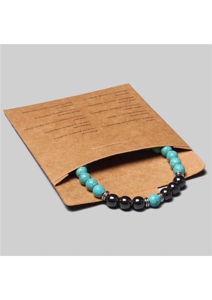 23CM Tarzı Kafatası 1 Erkek Bileklik 8mm Doğal Hematit Kaplan Gözü Boncuk Çakılma Taşı Bilezikler Çiftler Için Yeni Yıl Hediyesi Pulsera De Hombre (Yurt Dışından) fırsatları