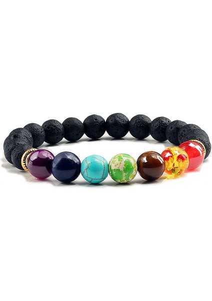 XHB701-16 Kadınlar Için Reiki Dua Yoga Bilezik Doğal Taş Boncuklu Çok Renkli Bileklik (Yurt Dışından) fiyatları