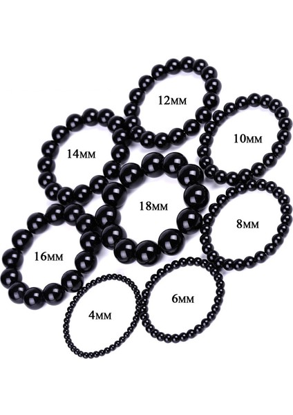 10 mm Siyah Obsidyen Bilezik Budist Dua Bereket Taşı Top Boncuk Takı Sevgililer Günü Hediyesi (Yurt Dışından) modelleri