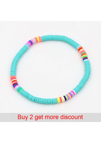 B569 Örneğin Kadın Bilezikler Moda Kombinasyon Renk Polimer Kil Bilek Takı Boho Bilezik En Iyi Arkadaş Hediye Çift Bilezik (Yurt Dışından) modelleri