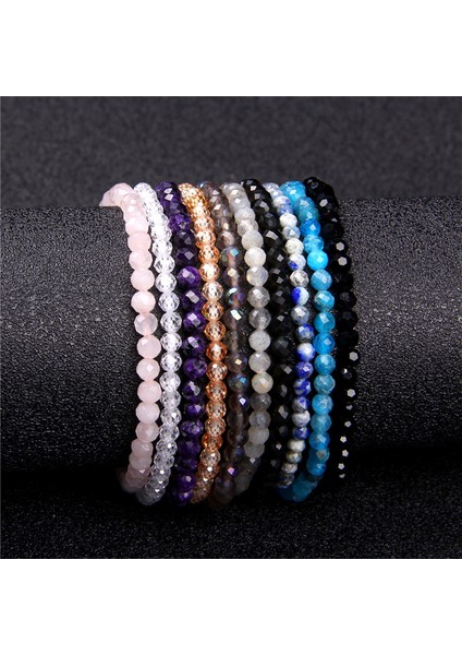 4 Oniks Minimalist Şifa 4mm Küçük Kristal Taş Boncuk Bilezikler Cinsiyetsiz Doğal Charoite Obsidyen Lapis Lazuli Zirkon Elastik Bilezikler (Yurt Dışından) fiyatları