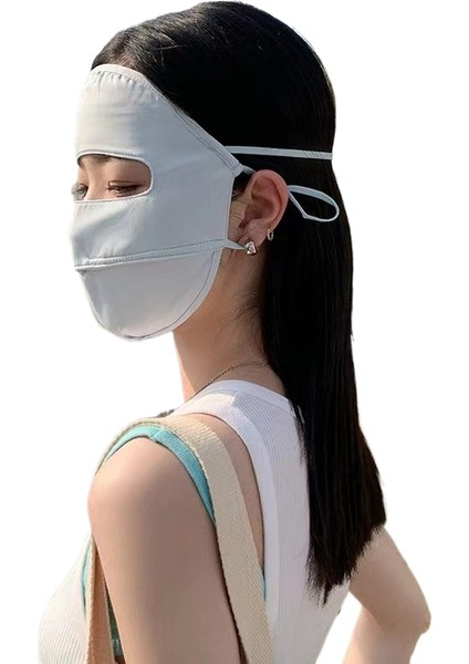 Güneş Koruyucu Maske Uv Korumalı Buz Ipek Nefes Alabilen Göz Köşesi Güneş Maskelerinin Tüm Yüzünü Kaplamak Için (Yurt Dışından)