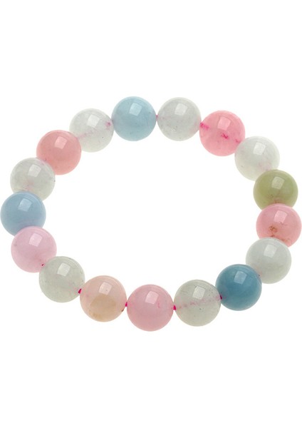 6mm Boncuk Stili Renkli Doğal Morganit Taş Bilezik Kadınlar Için Moda Çok Renkli Taş Bilezik Takı Pulsera Enerji Reiki Kristal Yoga Bileziği (Yurt Dışından) indirimleri