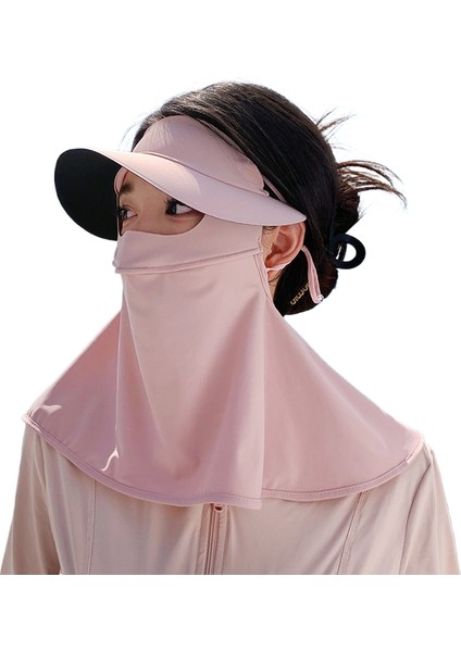 Güneş Koruyucu Maske Uv Korumalı Buz Ipek Nefes Alabilen Göz Köşesi Güneş Maskelerinin Tüm Yüzünü Kaplamak Için (Yurt Dışından)