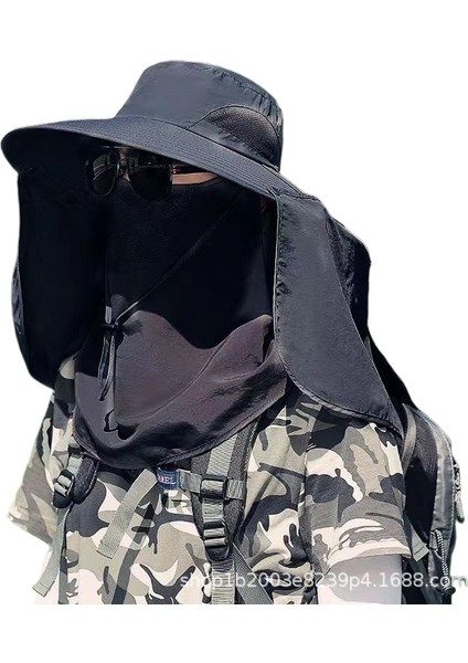 Güneş Koruma Şapkası Yüz Maskesi (Yurt Dışından)