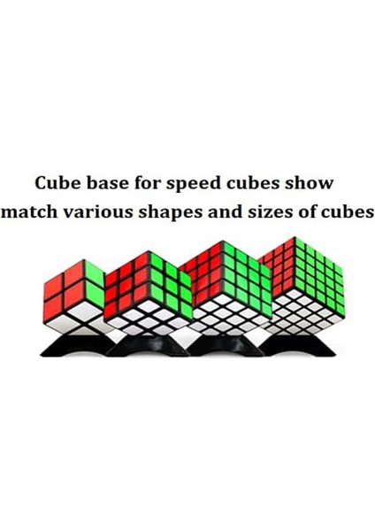Speed Rubik Küp Standı Zeka Küpü Standı Küp Tutucu 5'li Set