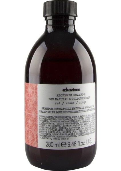 Alchemic Red Kırmızı Tazeleyici Şampuan 280 ml TRUSTYAVM00125
