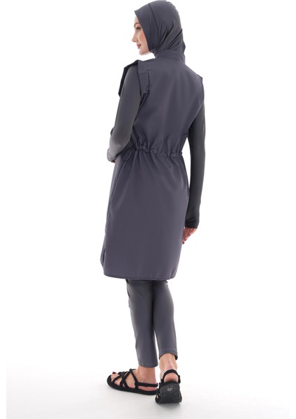 Tam Kapalı Tesettür Mayo 2511 Bahar Gri modelleri
