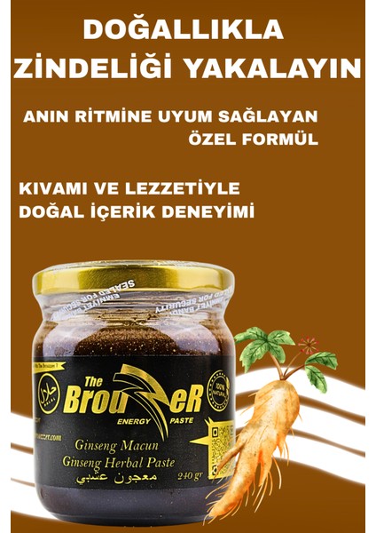 The Brouzzer 240g Bitkisel Macun – Geleneksel Formül, Doğal İçerik, Özel Seri