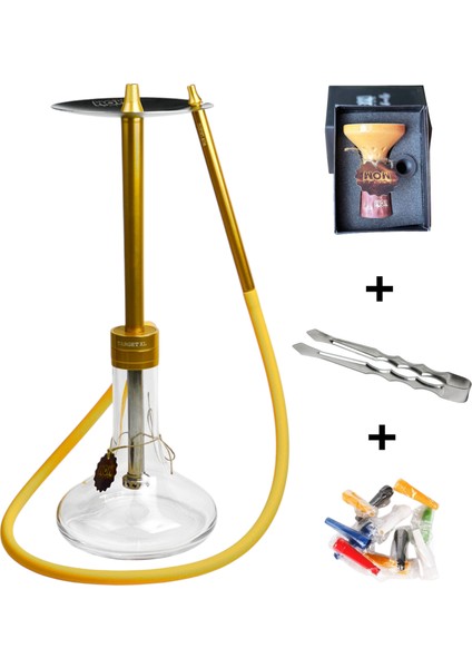 Target Xl Model Gold Nargile Takımı