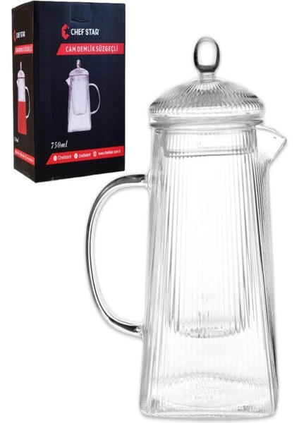 Süzgeçli Cam Delik 750 ml MNB04165