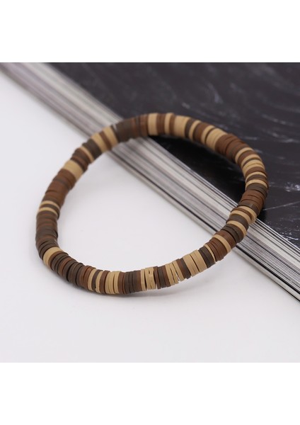 B110Q Kadınlar Için Bilezik Boho Takı Renkli Polimer Kil Çok Renkli Kombinasyon Bileklik Bilek Aksesuarları Dişi Kızlar Hediyeler (Yurt Dışından) modelleri