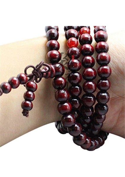 Yeşil Doğal Sandal Ağacı Bileklik Erkekler Için Budist Buddha Meditasyon Boncuk Bilezik Kadınlar Için Tesbih Duvağı Asma Süsleme (Yurt Dışından)