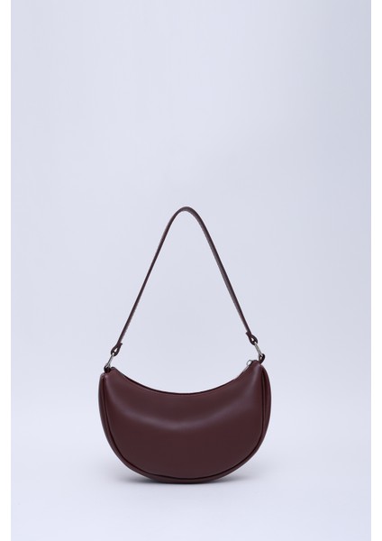 Bordo SHK26 Tek Bölmeli Suni Deri El ve Omuz Çantası U:12 E:26 G:6 cm