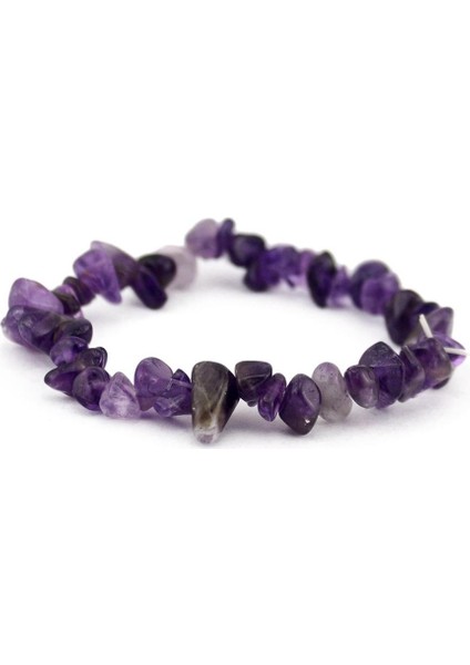 Opal Yeni Doğal Granat Bilezik Çakıl Tek Daire Kristal Bilezikler Şanslı Renk Kristal Moda Takı Hediye Kadınlar ve Erkekler Için (Yurt Dışından) indirimleri