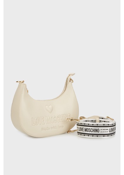 Kabartmalı Logolu Çıkarılabilir Askılı Çanta Bayan Çanta Jc4219pp0mkf0110