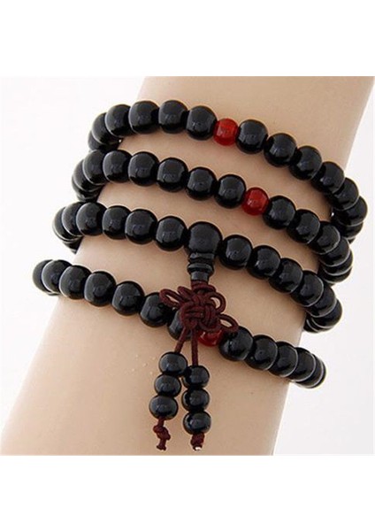 No.6 Boyutu 9 Stil 6mm Doğal Sandal Ağacı Budist Buddha Ahşap Dua Boncuğu Siyah Ebano Cinsiyetsiz Erkek Bilezikleri ve Kadınlar Için Bilezikler (Yurt Dışından) indirimleri