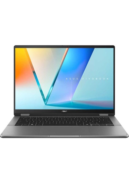 Vivobook 14 Flip OLED 2.nesil Core Ultra 7 256V-16GB-512GB SSD-14"-Windows 11 Taşınabilir bilgisayar
