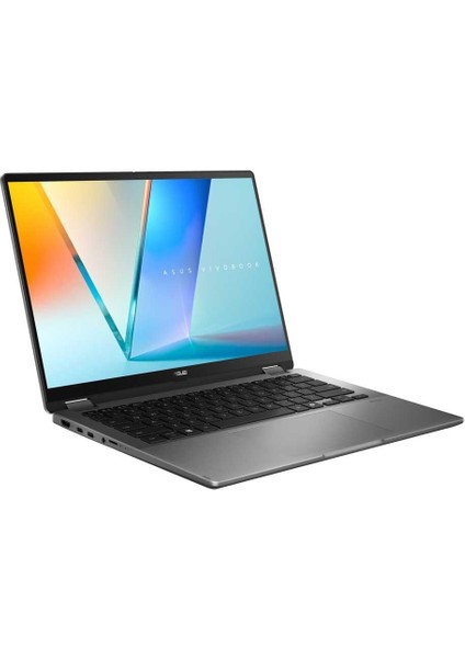 Vivobook 14 Flip OLED 2.nesil Core Ultra 7 256V-16GB-512GB SSD-14"-Windows 11 Taşınabilir bilgisayar