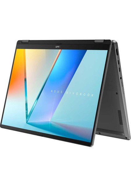 Vivobook 14 Flip OLED 2.nesil Core Ultra 7 256V-16GB-512GB SSD-14"-Windows 11 Taşınabilir bilgisayar