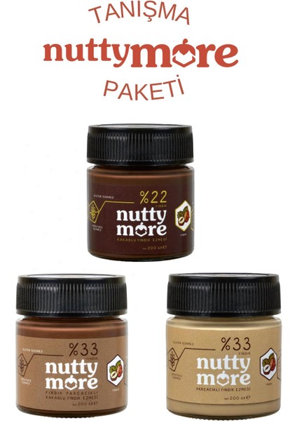 400 gr & Nutty More Tanışma Paketi indirimleri
