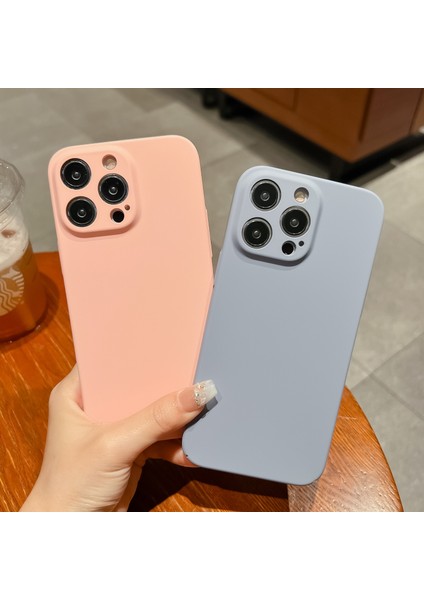 iPhone 13 Pro Pc Telefon Kılıfı Için Ka Kaplamalı Ten Temaslı Koruyucu Telefon Kapağı-Pembe (Yurt Dışından) fırsatları