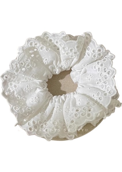 Küçük Taze Kumaş Kırma Çiçek Saç Halkası (Yurt Dışından)