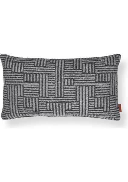 Abby Bukle Etro Desen 35*65 Kırlent Gri