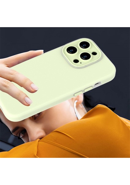 iPhone 14 Pro Max Için Temperli Cam Lensli Film-Mavi Kapaklı Sıvı Silikon Telefon Kabuğu (Yurt Dışından) indirimleri