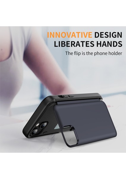 iPhone 13/14 Için Kickstand Telefon Kılıfı Slim-Fit Tpu+Pc Telefon Kapağı, Kart Tutuculu-Safir (Yurt Dışından) fiyatları