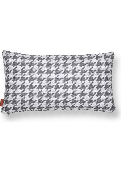Baby Bukle Kazayağı Desenli 35*65 Kırlent Gri