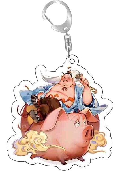 Nezha Karikatür Anahtarlık (Yurt Dışından)