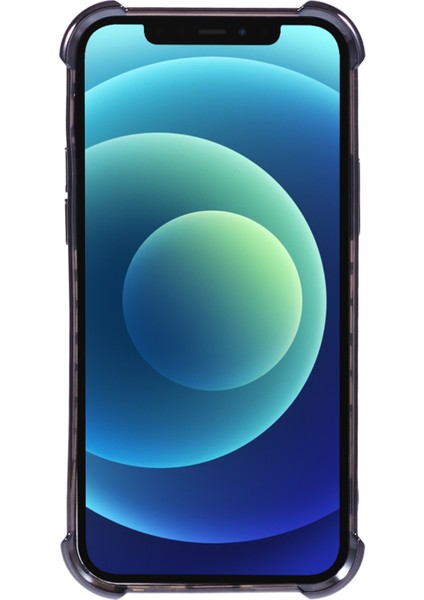 iPhone 11 Için Çizilmez Telefon Kılıfı Kickstand ve Ayna-Siyah ile Tpu Parıltılı Telefon Kapağı (Yurt Dışından)
