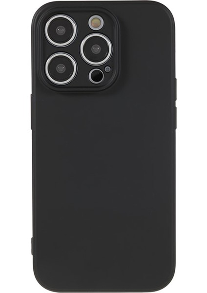 Wanlonfeng Rb2 Serisi iPhone 15 Pro Max Darbeye Dayanıklı Kılıf Tpu Telefon Kapağı Ekran Filmi-Siyah (Yurt Dışından)