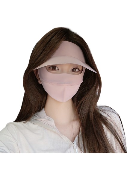 Güneş Koruyucu Maske Uv Korumalı Buz Ipek Nefes Alabilen Göz Köşesi Güneş Maskelerinin Tüm Yüzünü Kaplamak Için (Yurt Dışından)