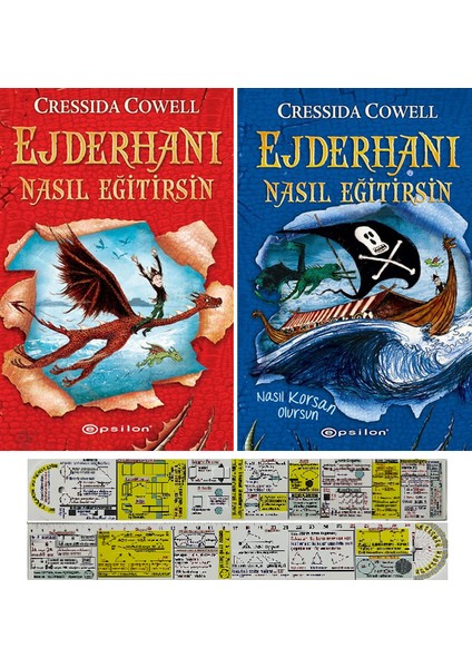 Ejderhanı Nasıl Eğitirsin 2 Kitap Set + Mat. Öğreten Cetvel