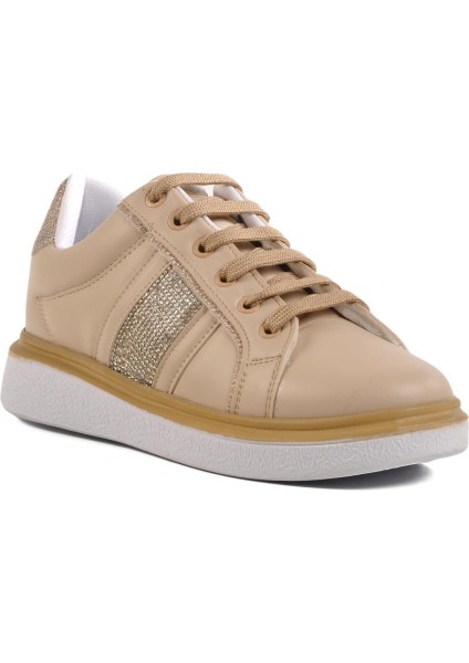 707 Z Bej Taşlı Kadın Spor Ayakkabı