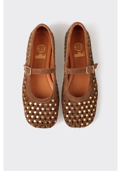 Taba Deri Kadın Günlük Ayakkabı fırsatları