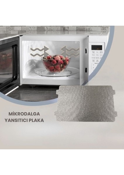 Mikrodalga Fırın Yansıtıcı Plaka, Beko BMD210DG,BMD210DS,BMD200B modelleri