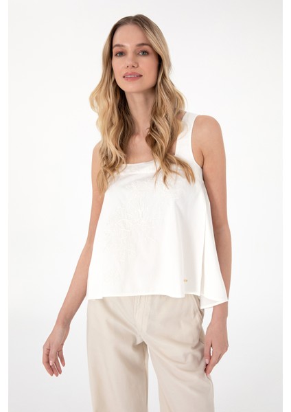 Kadın Krem Gömlek Kısa Kollu 50299476-VR071 modelleri