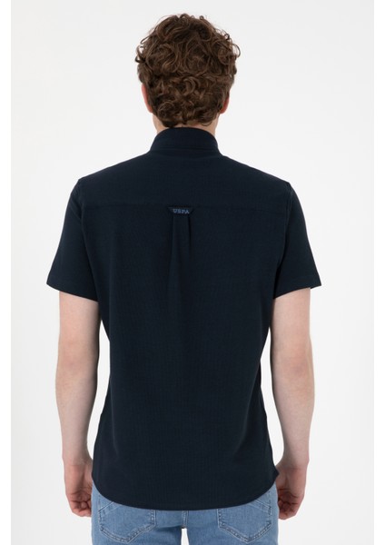 Erkek Lacivert Gömlek Örme 50300367-VR033 indirimleri